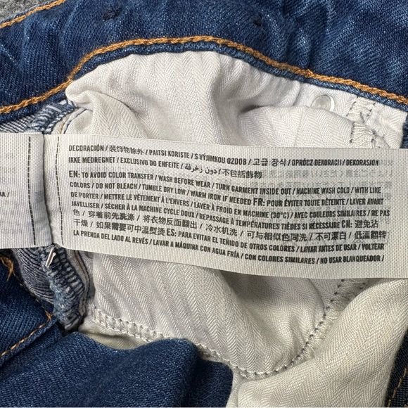 Abercrombie Fitch Jeans Womens 26 Long Blue 90's Relaxed High Rise Curve Love - Picture 6 of 13